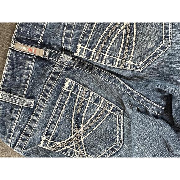 Ariat Work Women's FR Mid Rise Bootcut Blue Denim Jeans - Size 26L Cat 2 - Picture 9 of 9